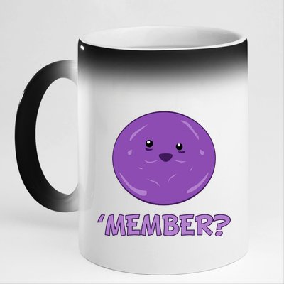 Member Berries 'Member? Funny Berry Meme 11oz Black Color Changing Mug