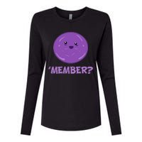 Member Berries 'Member? Funny Berry Meme Womens Cotton Relaxed Long Sleeve T-Shirt