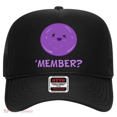 Member Berries 'Member? Funny Berry Meme High Crown Mesh Back Trucker Hat