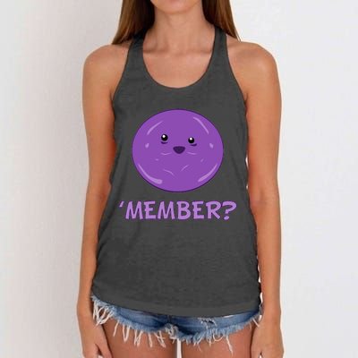 Member Berries 'Member? Funny Berry Meme Women's Knotted Racerback Tank