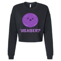 Member Berries 'Member? Funny Berry Meme Cropped Pullover Crew