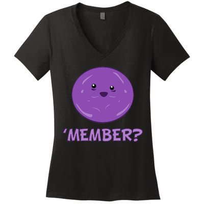 Member Berries 'Member? Funny Berry Meme Women's V-Neck T-Shirt