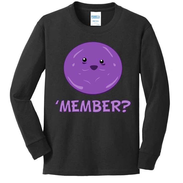 Member Berries 'Member? Funny Berry Meme Kids Long Sleeve Shirt