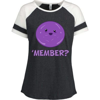 Member Berries 'Member? Funny Berry Meme Enza Ladies Jersey Colorblock Tee