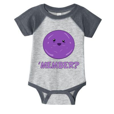 Member Berries 'Member? Funny Berry Meme Infant Baby Jersey Bodysuit