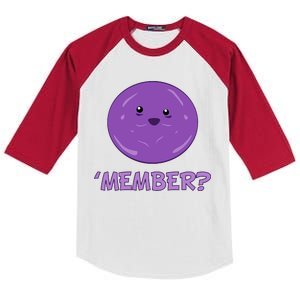 Member Berries 'Member? Funny Berry Meme Kids Colorblock Raglan Jersey