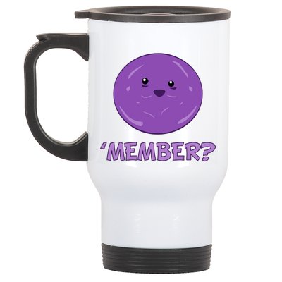 Member Berries 'Member? Funny Berry Meme Stainless Steel Travel Mug