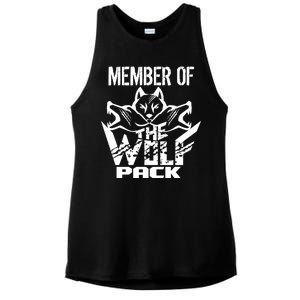 Member Of The Wolf Pack Ladies PosiCharge Tri-Blend Wicking Tank