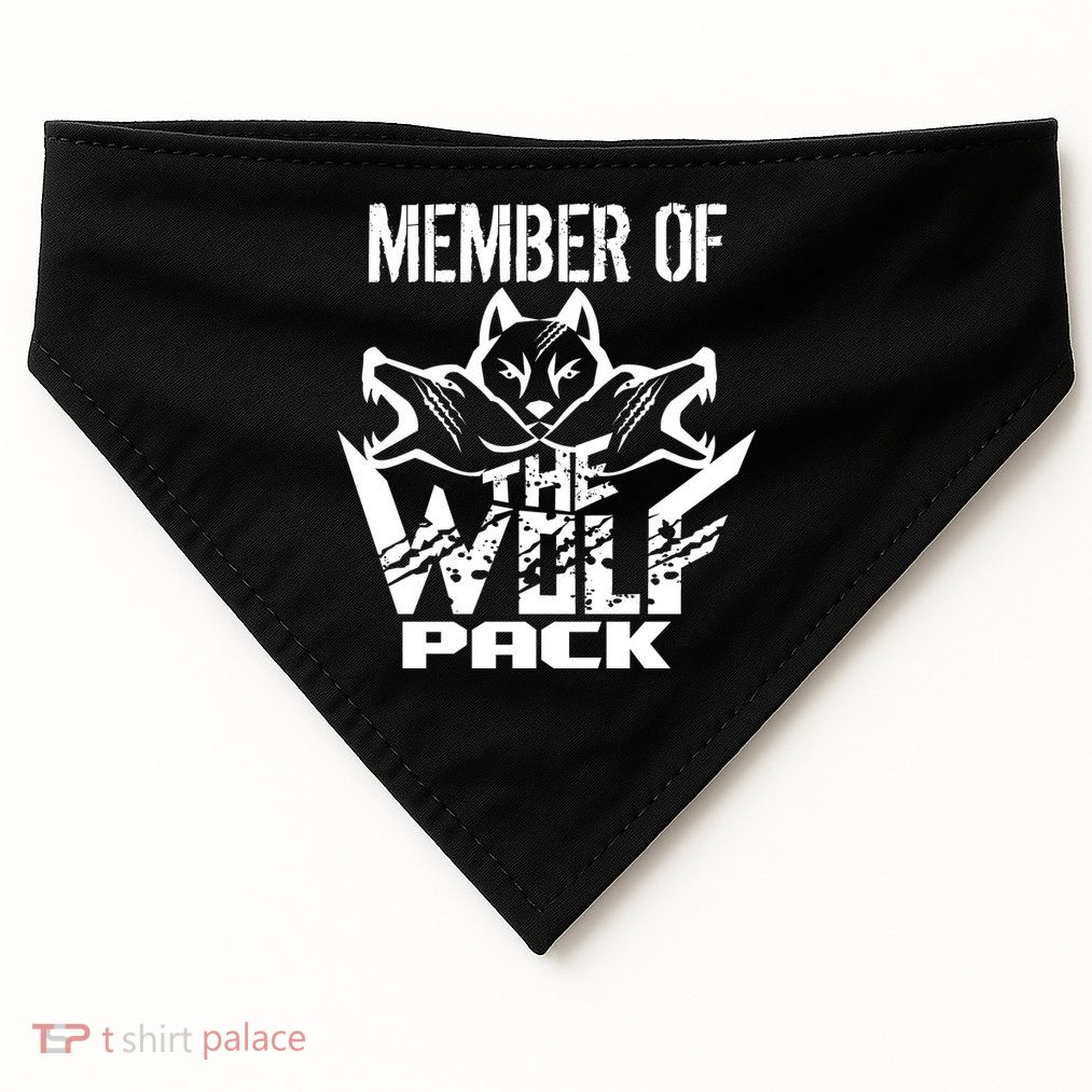 Member Of The Wolf Pack USA-Made Doggie Bandana