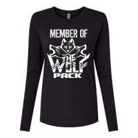 Member Of The Wolf Pack Womens Cotton Relaxed Long Sleeve T-Shirt