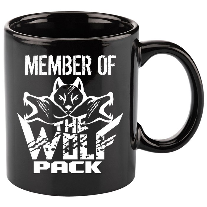 Member Of The Wolf Pack 11oz C Handle Ceramic Mug