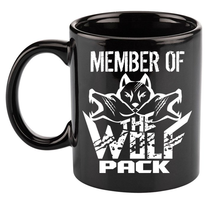 Member Of The Wolf Pack 11oz C Handle Ceramic Mug