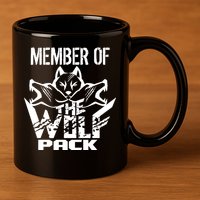 Member Of The Wolf Pack 11oz C Handle Ceramic Mug