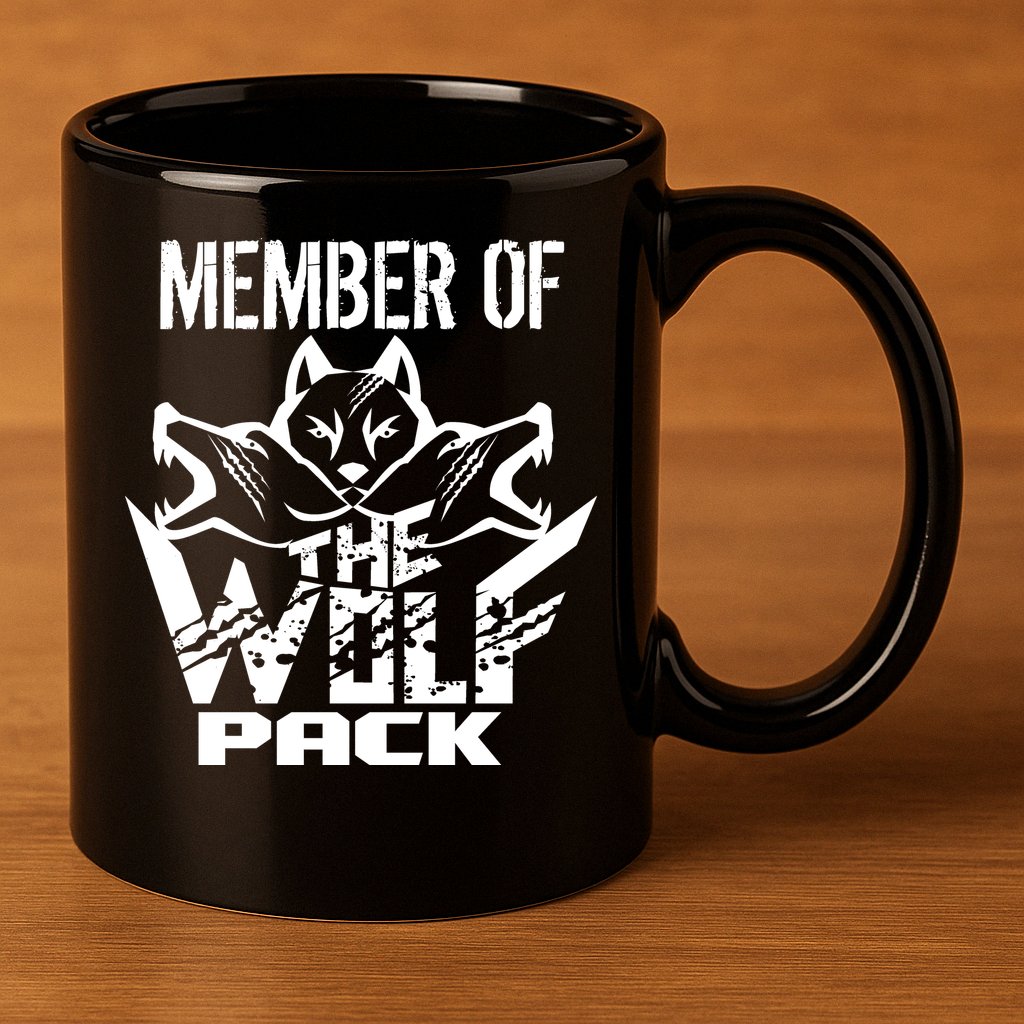 Member Of The Wolf Pack 11oz C Handle Ceramic Mug