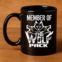 Member Of The Wolf Pack 11oz C Handle Ceramic Mug