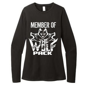 Member Of The Wolf Pack Womens CVC Long Sleeve Shirt