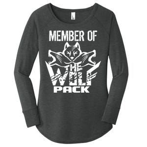 Member Of The Wolf Pack Women's Perfect Tri Tunic Long Sleeve Shirt