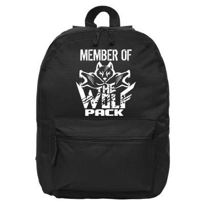 Member Of The Wolf Pack 16 in Basic Backpack