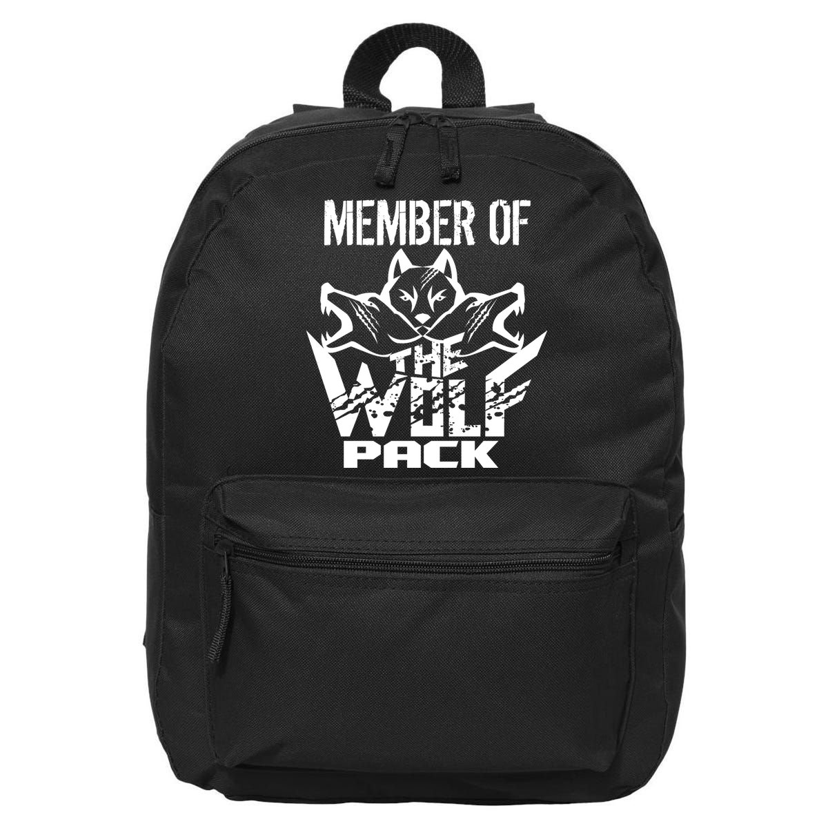 Member Of The Wolf Pack 16 in Basic Backpack