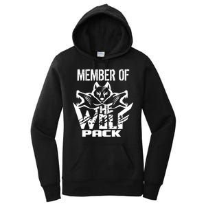 Member Of The Wolf Pack Women's Pullover Hoodie