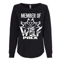 Member Of The Wolf Pack Womens California Wash Sweatshirt