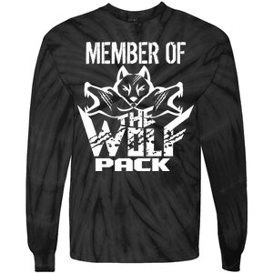 Member Of The Wolf Pack Tie-Dye Long Sleeve Shirt