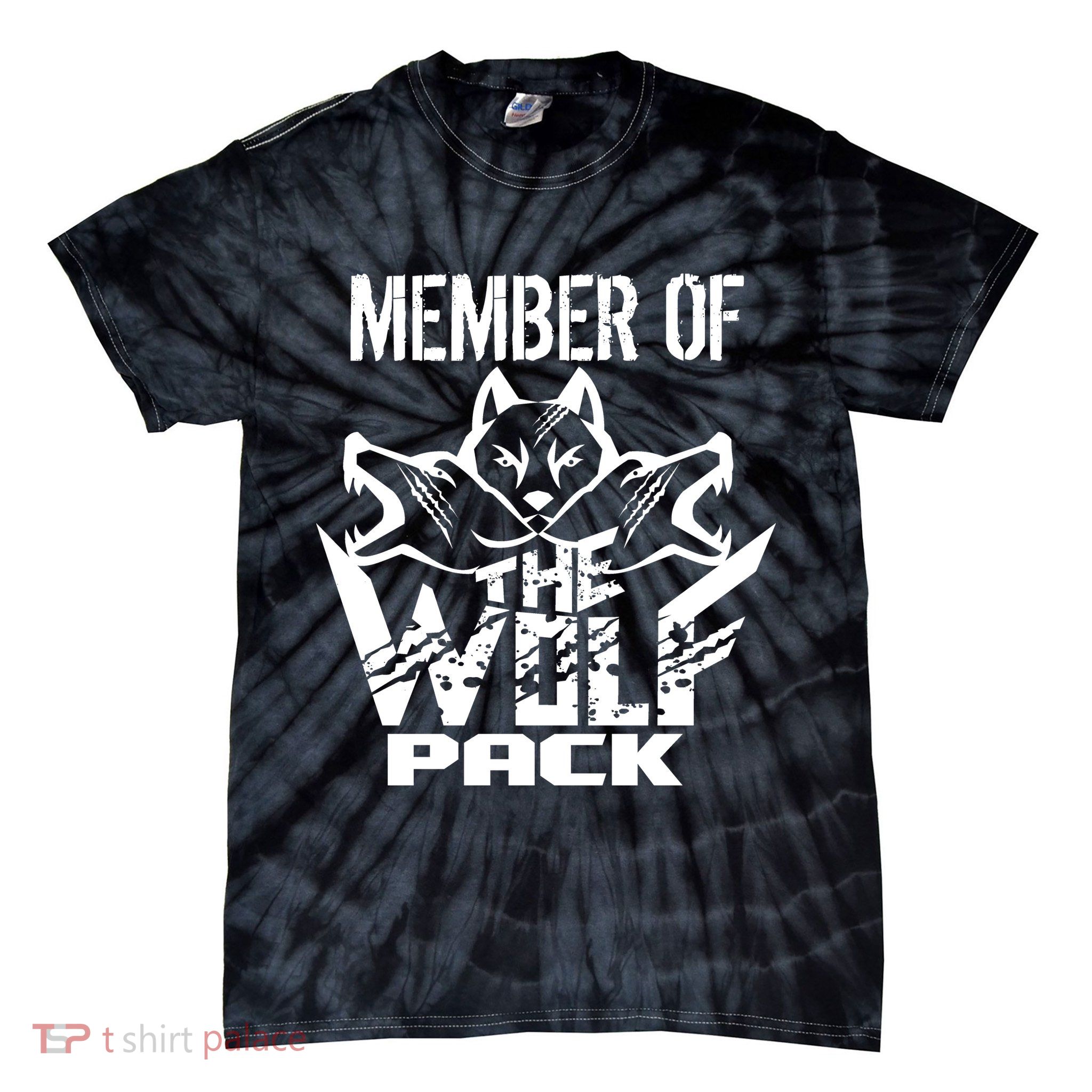 Member Of The Wolf Pack Tie-Dye T-Shirt
