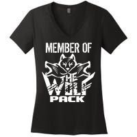 Member Of The Wolf Pack Women's V-Neck T-Shirt