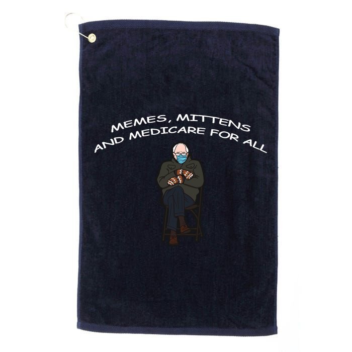 Memes Mittens And Medicare For All Golf Towel