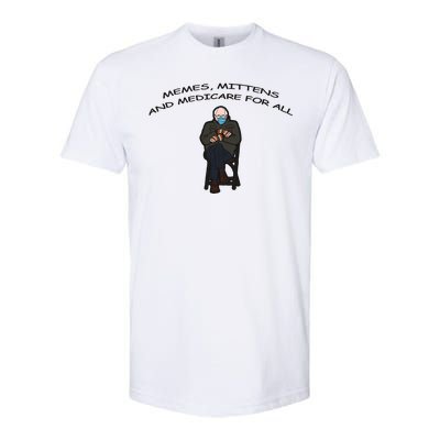 Memes Mittens And Medicare For All Softstyle CVC T-Shirt