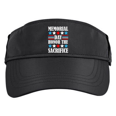 Memorial Day Honor The Sacrifice  Adult Drive Performance Visor