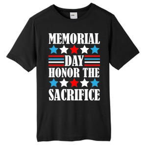 Memorial Day Honor The Sacrifice  Tall Fusion ChromaSoft Performance T-Shirt