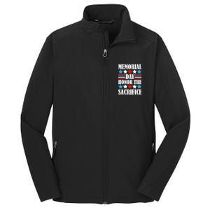 Memorial Day Honor The Sacrifice  Core Soft Shell Jacket