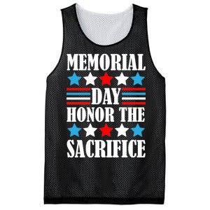 Memorial Day Honor The Sacrifice  Mesh Reversible Basketball Jersey Tank