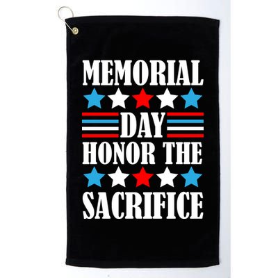 Memorial Day Honor The Sacrifice  Golf Towel