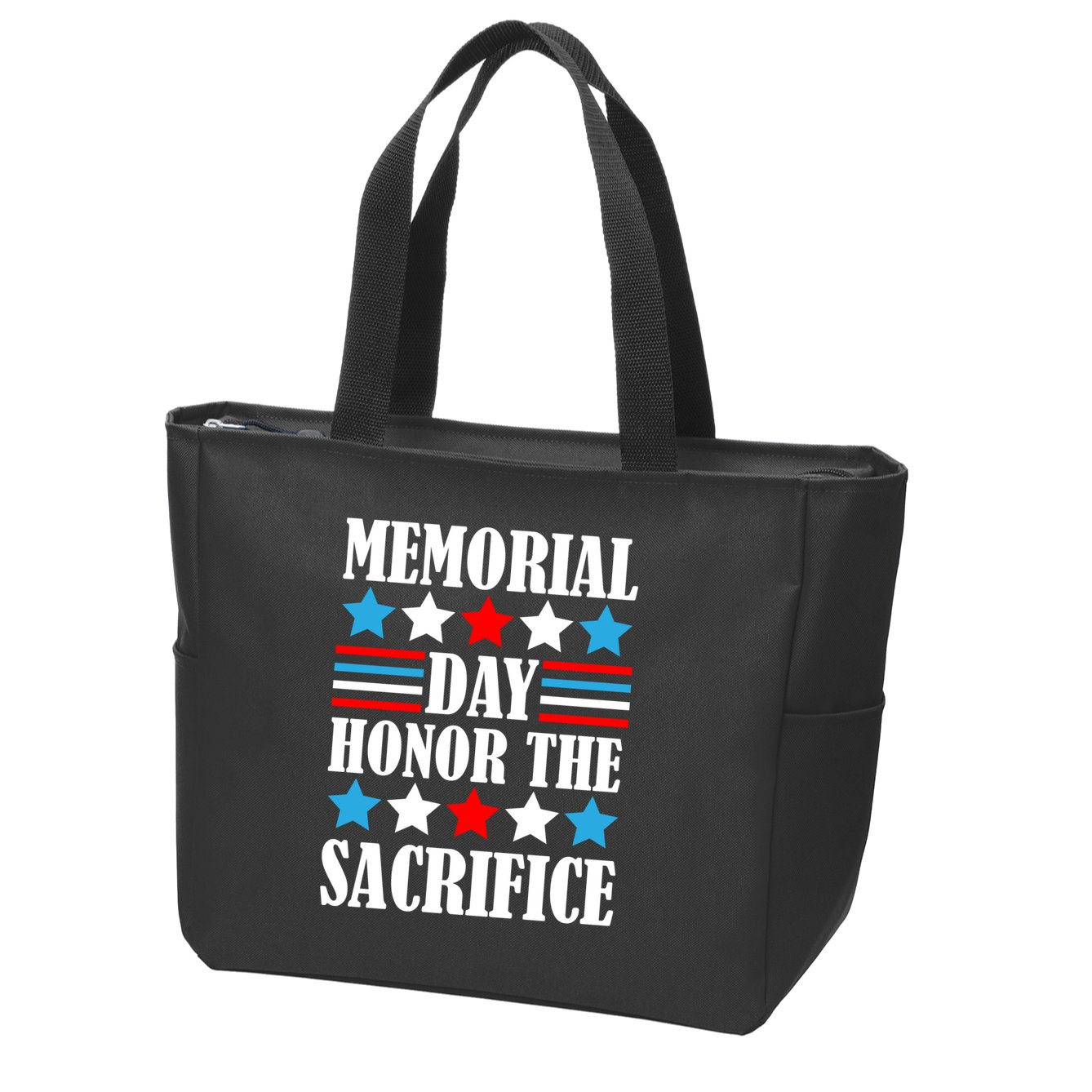 Memorial Day Honor The Sacrifice  Zip Tote Bag