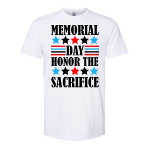 Memorial Day Honor The Sacrifice  Softstyle CVC T-Shirt