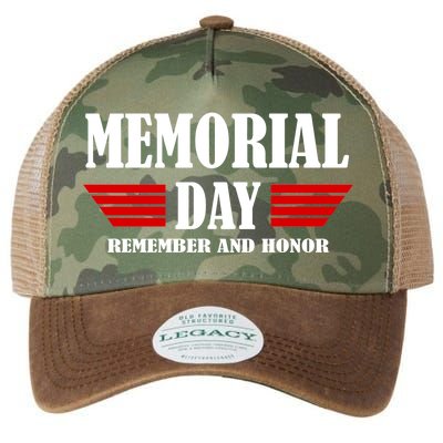 Memorial Day Remember And Honor Legacy Tie Dye Trucker Hat