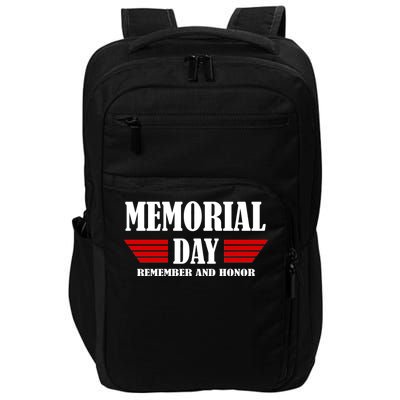 Memorial Day Remember And Honor Impact Tech Backpack