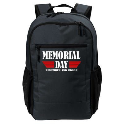 Memorial Day Remember And Honor Daily Commute Backpack