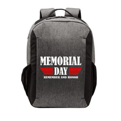 Memorial Day Remember And Honor Vector Backpack