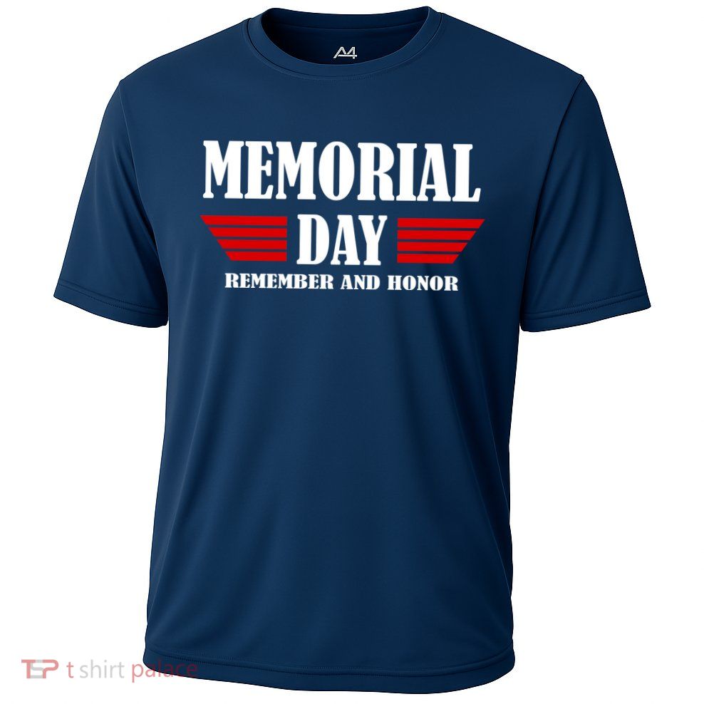 Memorial Day Remember And Honor Cooling Performance Crew T-Shirt