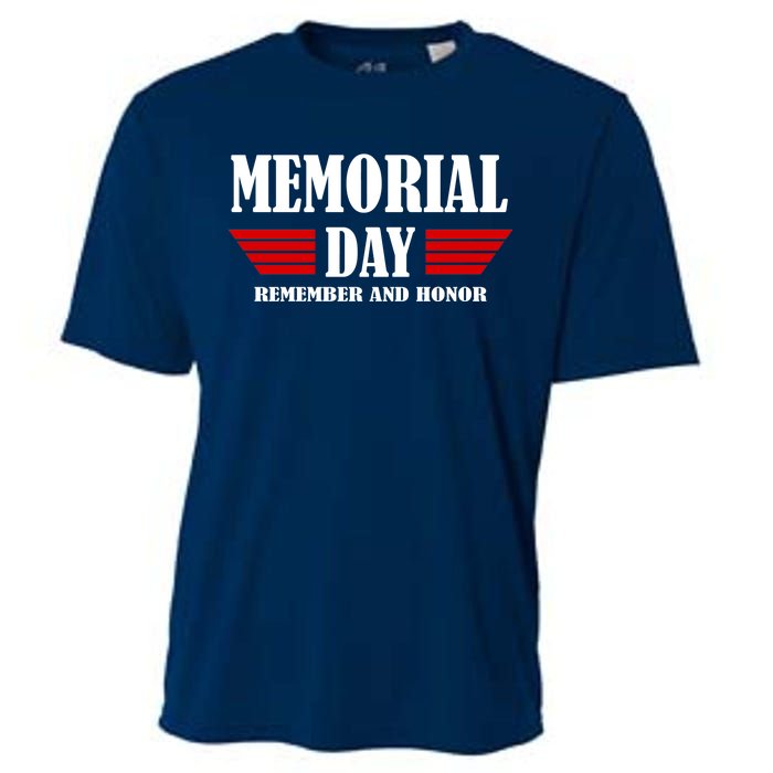 Memorial Day Remember And Honor Cooling Performance Crew T-Shirt