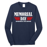 Memorial Day Remember And Honor Long Sleeve Shirt