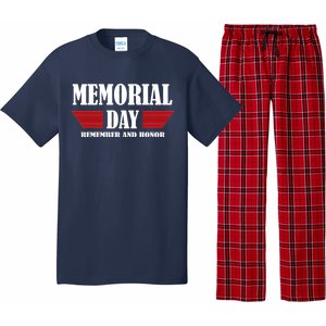 Memorial Day Remember And Honor Pajama Set