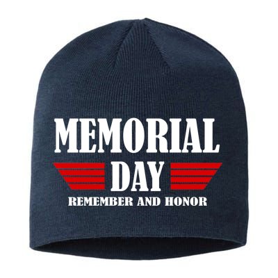 Memorial Day Remember And Honor Sustainable Beanie