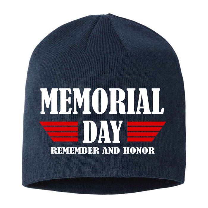 Memorial Day Remember And Honor Sustainable Beanie