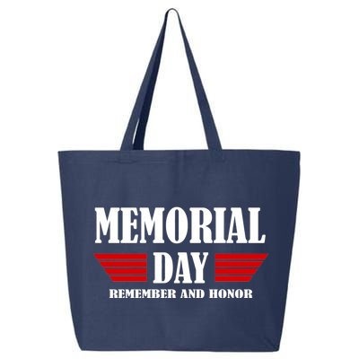 Memorial Day Remember And Honor 25L Jumbo Tote