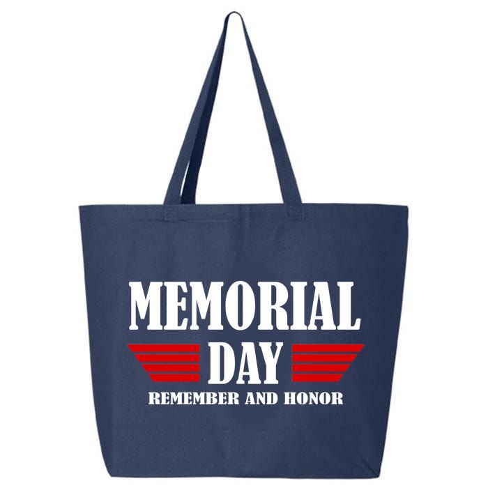 Memorial Day Remember And Honor 25L Jumbo Tote