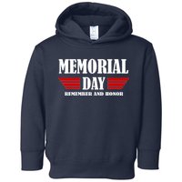 Memorial Day Remember And Honor Toddler Hoodie